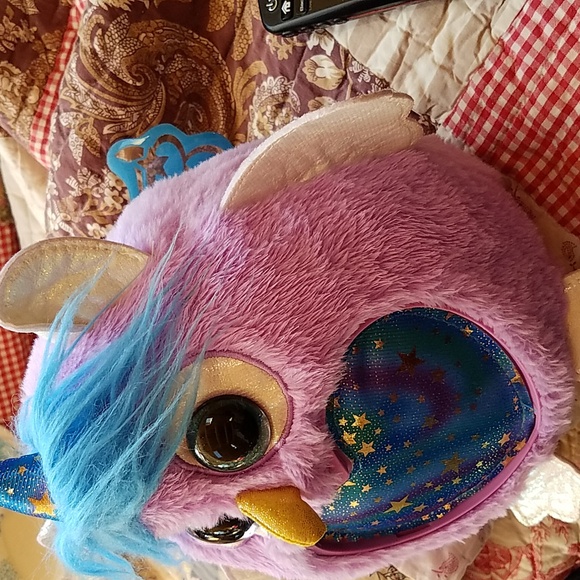 OWLYCORN Purple Plush Toy with Blue Accents - Picture 4 of 8